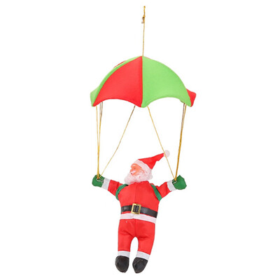

Exuqisite Xmas Parachute Snowman Santa Claus Ornament Christmas Tree Hanging Decoration Ornament Decor Gift