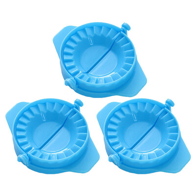 

Toponeto New Kitchen Tools Dumpling Jiaozi Maker Device Easy DIY Dumpling Mold 3PCS
