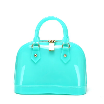 

Summer Transparent Women Shell Handbag Lady Small Shine Jelly Clear Cute Tote Bag Girls Brand Designer Crossbody Messenger Bag