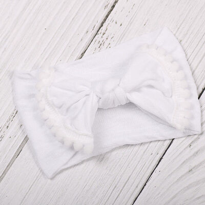 

Baby Girl Bunny Rabbit Bowknot Turban Nylon Headband Elastic Hair Band Headwrap
