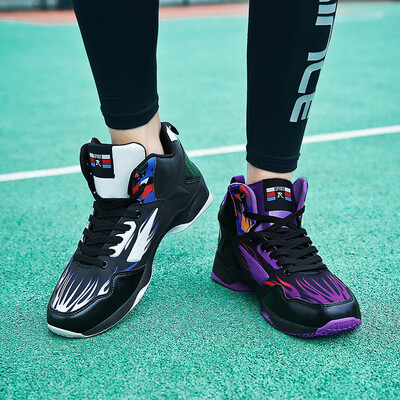 

Mens shoes new mesh breathable high to help basketball shoes outdoor sports boots