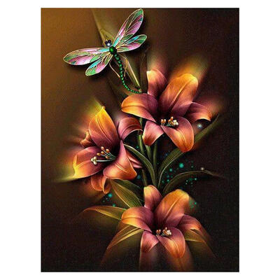

Flower 5D Diamond Painting Embroidery DIY Cross Stitch Craft Needlework