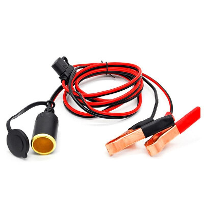 

12V 24V Cigarette Lighter Battery Clip-on Car Cigarette Lighter Socket Adapter Car Battery Pump Alligator Extension clip connector