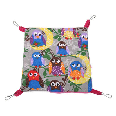 

Hamster Hammock Parrot Hanging House Warm Pet Birds Nest Small Animals Cage