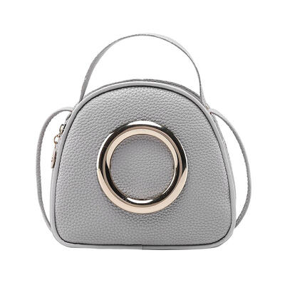 

Litchi Pattern Shell Shoulder Messenger Handbags Women Leather Satchel Bags