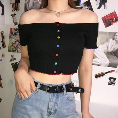 

T-shirt slim à manches courtes et à manches courtes