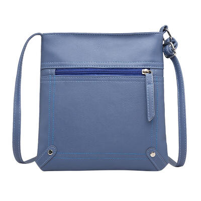 

Solid Color Shoulder Messenger Handbags Women Leather Casual Crossbody Bags