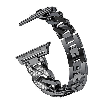 

Single Row Diamond Alloy Watch Band Bracelet Strap for Apple Watch 42mm