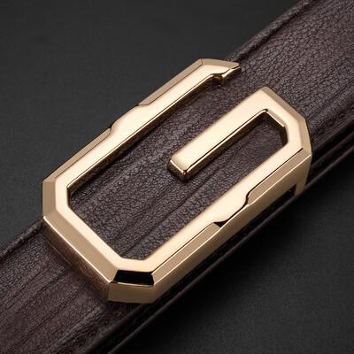 

Mens leather belt Tmall Explosion business casual belt youth&smooth buckle tide belt men