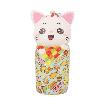 

Siaonvr Mini Adorable Cat Doll Slow Rising Kids Stress Reliever Decompression Toy