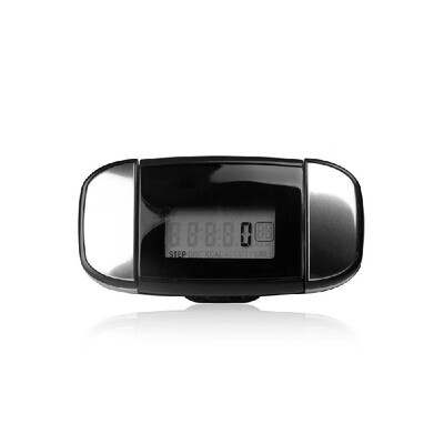 

Mini Portable Heart Rate Pedometer with LCD Display ECG Pedometer 7 Days Memory Activity Time Steps Miles Distance Calories Counte