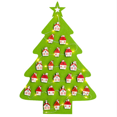 

〖Follure〗Decorations Lights Tree Christmas Calendar Hotel Lobby Family Pendant