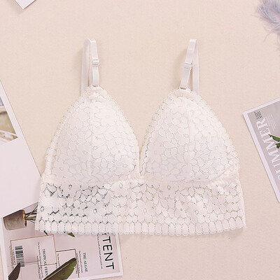 

〖Follure〗Women Sexy Bra Solid Vest Lace Seamless Breathable Push Up Top Underwear