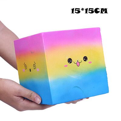 

Tailored Hot Emoticon Square Stress Reliever Scented Slow Rising Kids Toy Squeeze Toys