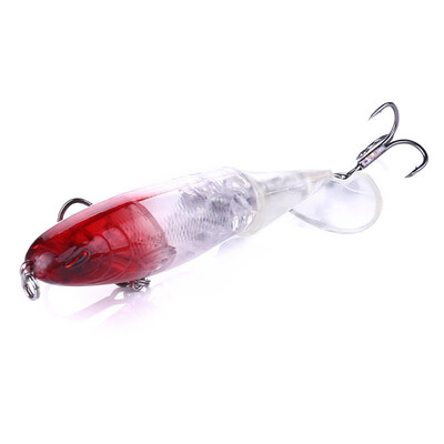 

New Hot 13g Fishing Lure Artificial Fish Shape Lifelike Propeller Tractor Hard Bait With 2 Treble Hooks