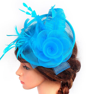 

Women Chic Fascinator Hat Cocktail Wedding Party Church Headpiece Headband