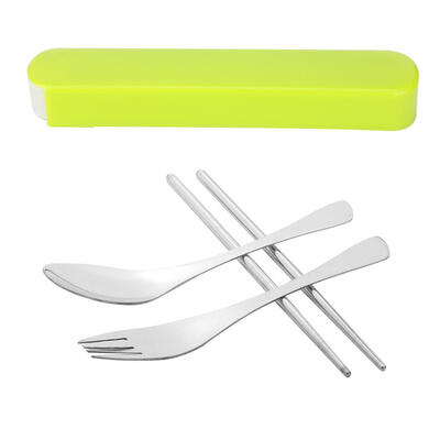 

Portable Stainless Steel Tableware Sets Spoon Fork Chopsticks for Travel