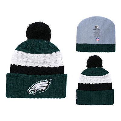 

NFL Football Major League Eagles Philadelphia Eagles New Era Innocent Knitted Wool Baseball Cap