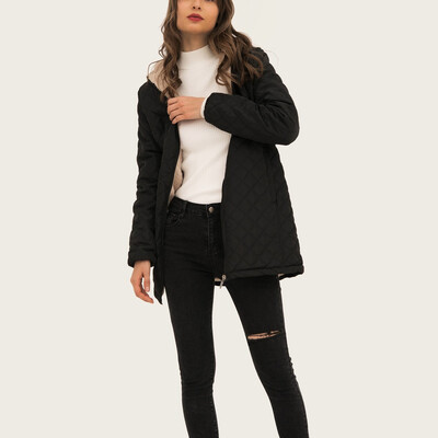 

Toponeto Womens Winter Lapel Zipper Long Trench Coat Jacket Ladies Overcoat Outwear
