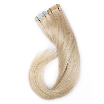 

Tape in Human Hair Extensions Highlight Balayage Long Straight Skin Weft Glue in Hairpieces Invisible Double Sided Tape