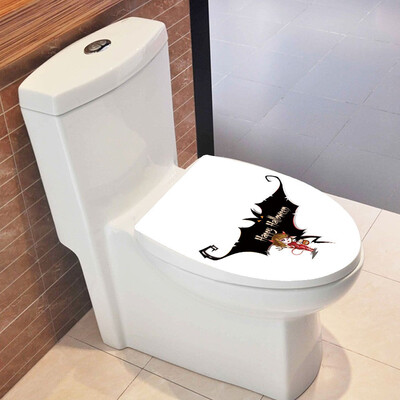 

〖Follure〗Hallowmas Toilet Seat Wall Sticker Decals Vinyl Art Wallpaper Removable Decor