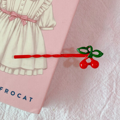 

Hot Selling 1pclot Lady Super Cute Fruit Strawberry Shape Barrette Metal Hair Clips for Kids Hairgrips Girls Hair Accessories