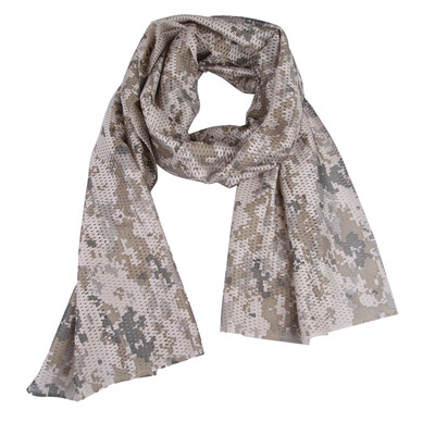 

Camo Mesh Scarf Outdoor Jungle Muffler Breathable Headband Tactical