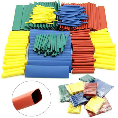 

280 PCS 21 Polyolefin Heat Shrink Tubing Cable Tube Sleeving Kit Wrap Wire Set