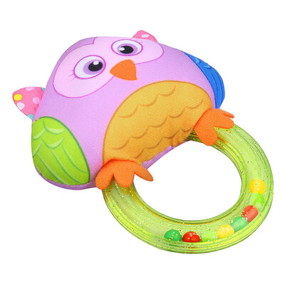 

Tailored Baby Cartoon PlushRing Bell Newborn Hand Grasp Toys Soft Mobile Infant Crib Doll