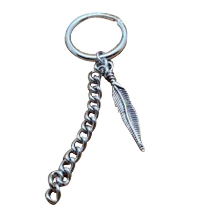 

1pc Earring Alloy Feather Chain Earring Unisex Jewelry