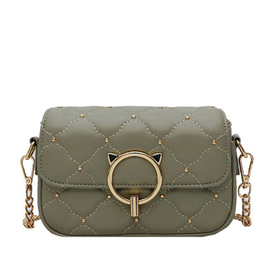 

Small ck bag handbag 2019 new wave Korean fashion small fragrance rhombic chain bag wild Messenger bag wholesale