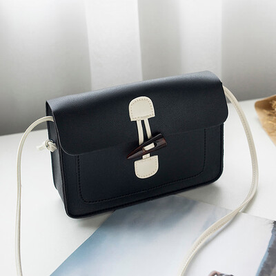 

Tailored Women Fashion Solid Hasp Cover Crossbody Bag Shoulder Bag Phone Bag Coin Bag BK