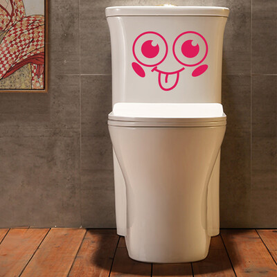 

Toponeto Lovely Smiling Face Free Decoration Fashion Bedroom Home Toilet Toilet Stickers