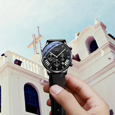 

Caposton 2019 new concept watch male Korean non-automatic mechanical watch trend water-proof fine steel quartz mens watch