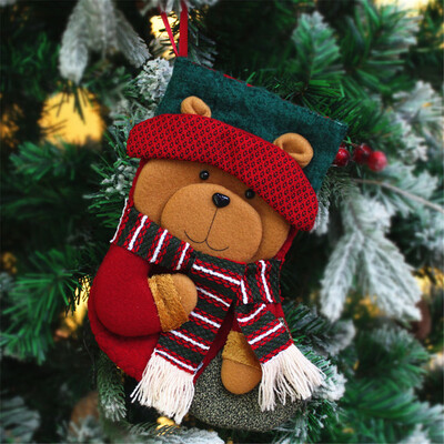 

Tailored Christmas Stockings Ornament Old Man Snowman Christmas Stockings Gift Bag