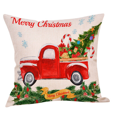 

Tailored Christmas Throw Pillow Cover Pillowcases Decorative Sofa Cushion Cover