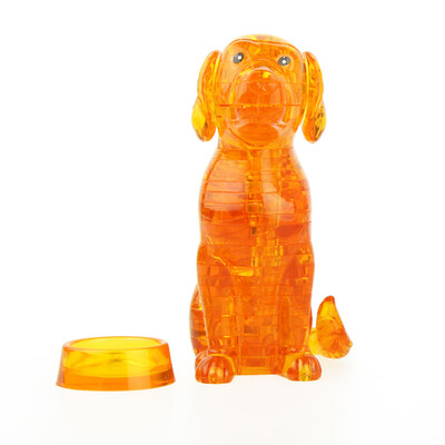 

Gotoamei 3D Crystal Puzzle Cute Dog Model DIY Gadget Blocks Building Toy Gift OR