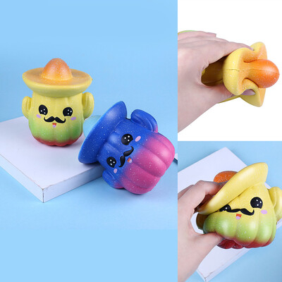 

Gotoamei Squishies Cartoon Cactus Slow Rising Fruits Scented Stress Relief Toys