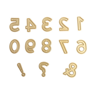 

Numeral DIY Handmade Craft Stencils Decor Tool Set Cutting Die