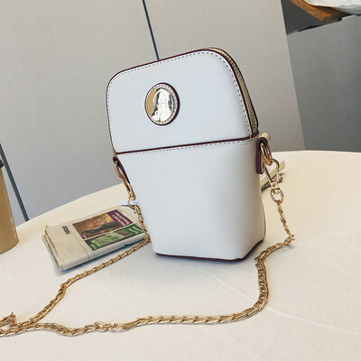 

Summer popular small bag chic simple chain womens bag new 2019 ins small square bag one-shoulder bag one-shoulder bag
