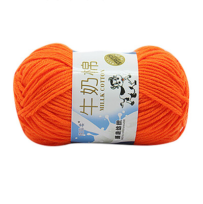 

Gobestart SALE Lot of 1PC 50g NEW Chunky Colorful Hand Knitting Scores Milk Cotton