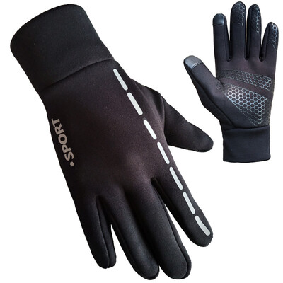 

1 Pair MenWomen Winter Warm Gloves Outdoor Bicycle Riding Full Finger Sports