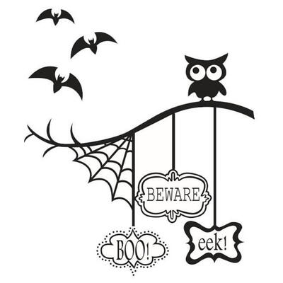

Greensen Wall Sticker Art Decal Removable Home Living Room Bedroom Halloween Festival Decoration