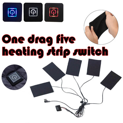 

Siaonvr Electric Heating Pads Thermal Clothes Heated Jacket Outdoor Mobile Warming Gear