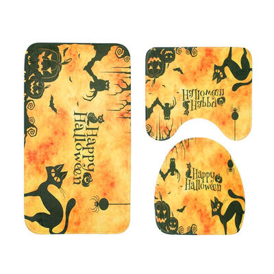 

3pcsset Halloween Non Slip Water Absorb Floor Rugs Carpet Bath Mats Pad