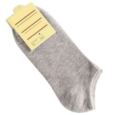 

Casual Women Solid Color Elastic Cotton Breathable Low Cut Ankle Boat Socks