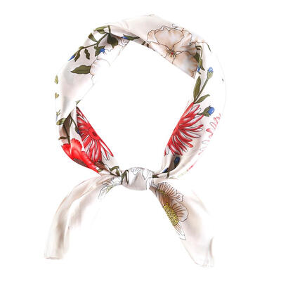 

Imitated Silk Scarf Women Spring Autumn 700x700mm Small Squares Head Scalf