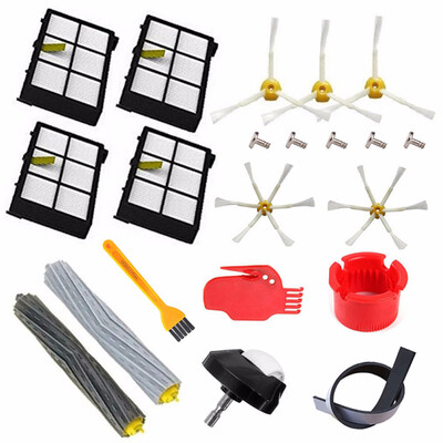 

New Roll Brushes Screws Sweeper Bumper Bar Kit For IRobot Roomba 800 870 880 980