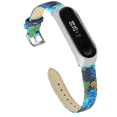 

ECSEM Wristband for Mi Band 3 Bracelet Genuine Leather Strap for Xiaomi Mi Band 4 Mi Band 3