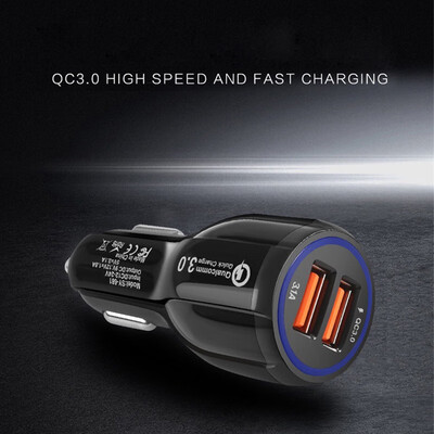 

HANDAO Car charger supports QC30 fast charge 2SUB 16232